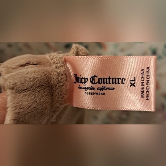 Vintage Y2K Juicy Couture Blush Pink Casual Track Pant Jogger w/ Bling Bum SZ XL - Picture 4 of 4